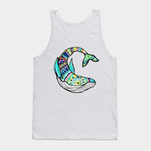 Colorful Whale Tank Top